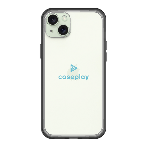 スリムプロテクションプレミアムケース［ オリジナル - caseplayロゴ - ライトブルー/D ］