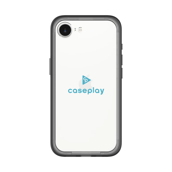 スリムプロテクションプレミアムケース［ オリジナル - caseplayロゴ - ライトブルー/D ］