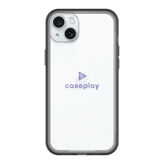 スリムプロテクションプレミアムケース［ オリジナル - caseplayロゴ - パープル/D ］