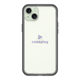 スリムプロテクションプレミアムケース［ オリジナル - caseplayロゴ - パープル/D ］