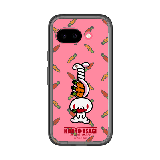 スリムプロテクションプレミアムケース［ 汎用うさぎ - ニンジンとキャロットベリー ］