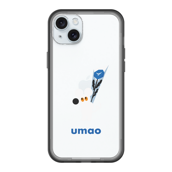 スリムプロテクションプレミアムケース［ umao - ねずみと花 ］