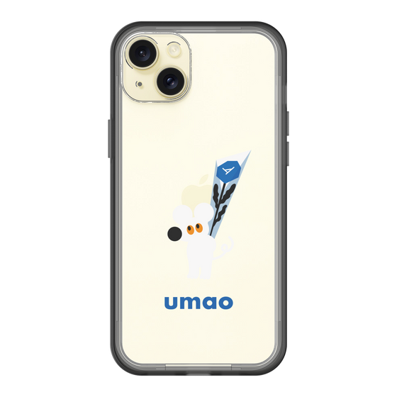 スリムプロテクションプレミアムケース［ umao - ねずみと花 ］