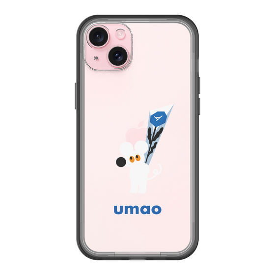 スリムプロテクションプレミアムケース［ umao - ねずみと花 ］
