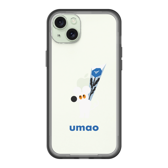 スリムプロテクションプレミアムケース［ umao - ねずみと花 ］