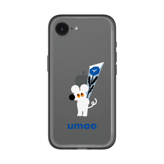 スリムプロテクションプレミアムケース［ umao - ねずみと花 ］