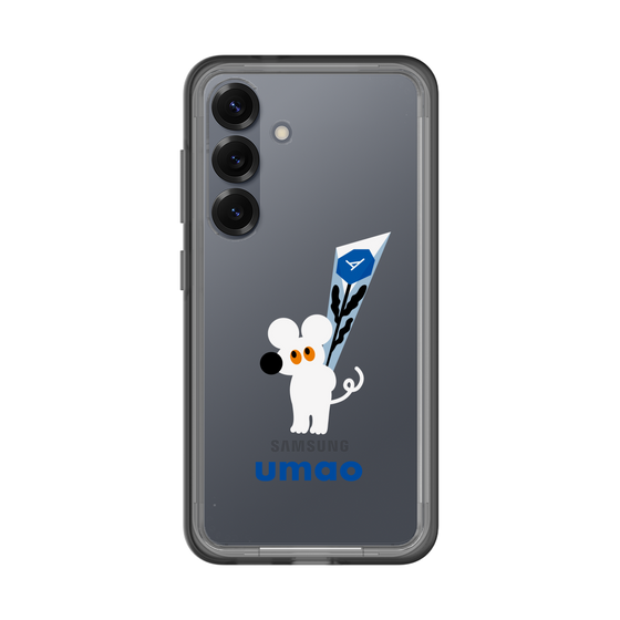スリムプロテクションプレミアムケース［ umao - ねずみと花 ］