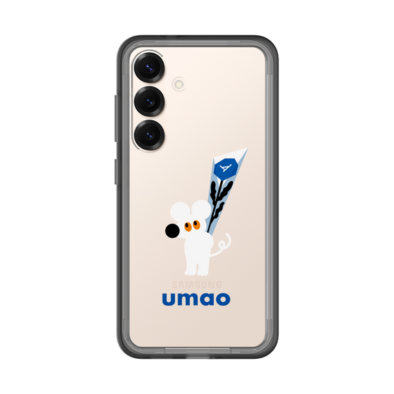 スリムプロテクションプレミアムケース［ umao - ねずみと花 ］