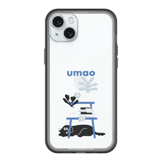 スリムプロテクションプレミアムケース［ umao - 黒いぬ ］
