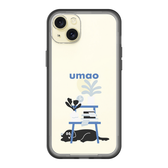 スリムプロテクションプレミアムケース［ umao - 黒いぬ ］
