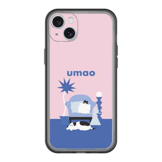 スリムプロテクションプレミアムケース［ umao - ねこといぬ ］
