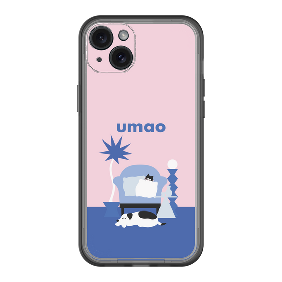 スリムプロテクションプレミアムケース［ umao - ねこといぬ ］