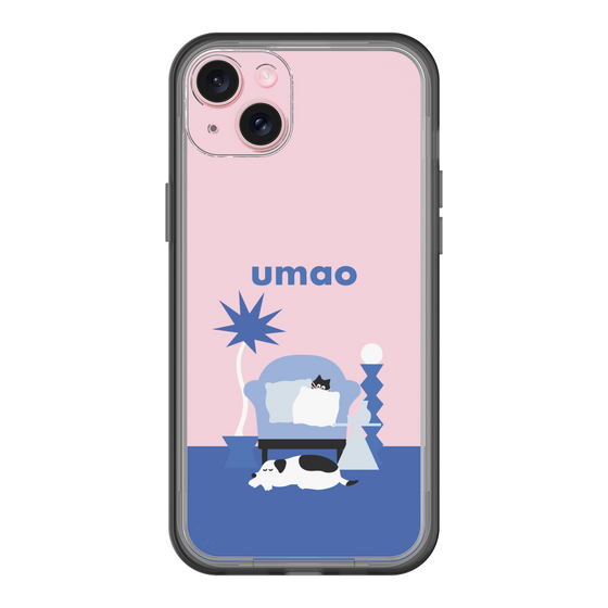 スリムプロテクションプレミアムケース［ umao - ねこといぬ ］