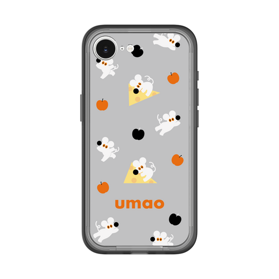 スリムプロテクションプレミアムケース［ umao - ねずみとりんご ］