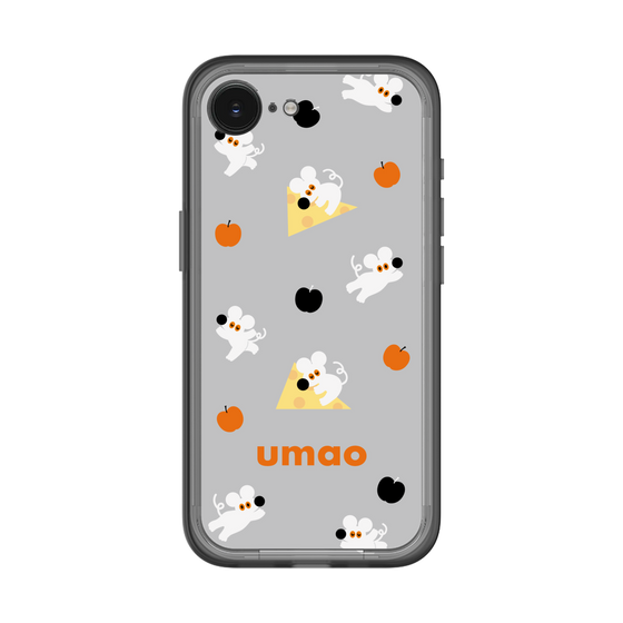 スリムプロテクションプレミアムケース［ umao - ねずみとりんご ］