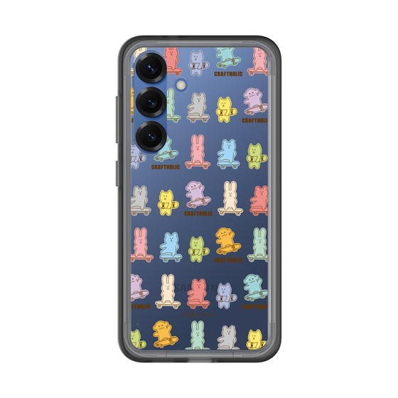 スリムプロテクションプレミアムケース［ CRAFTHOLIC - Skateboard ］