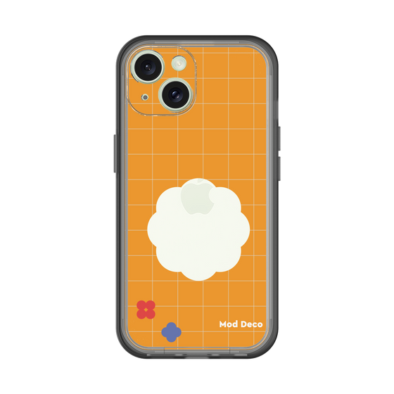 スリムプロテクションプレミアムケース［ Mod Deco - オリジナル - レトロオレンジ ］
