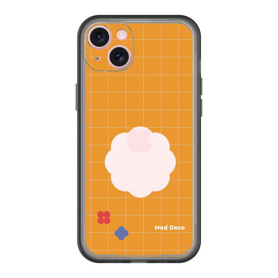スリムプロテクションプレミアムケース［ Mod Deco - オリジナル - レトロオレンジ ］