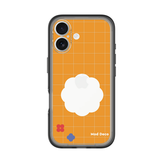 スリムプロテクションプレミアムケース［ Mod Deco - オリジナル - レトロオレンジ ］