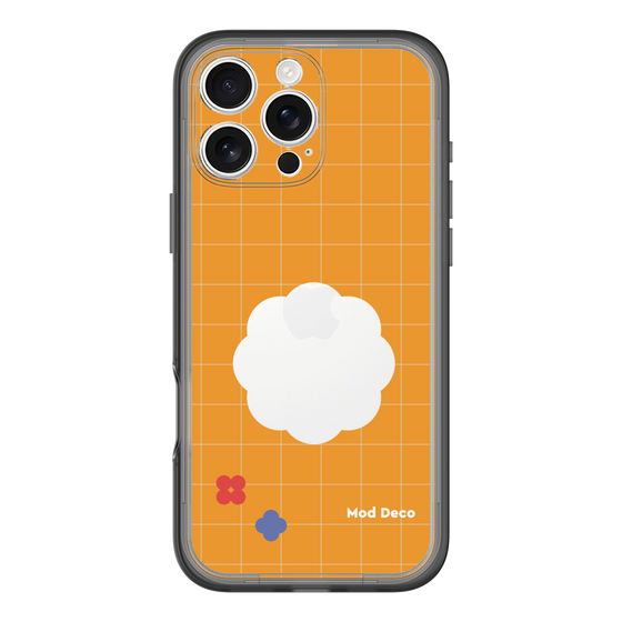 スリムプロテクションプレミアムケース［ Mod Deco - オリジナル - レトロオレンジ ］