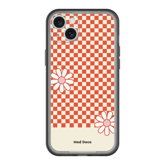 スリムプロテクションプレミアムケース［ Mod Deco - オリジナル - レトロフラワー ］
