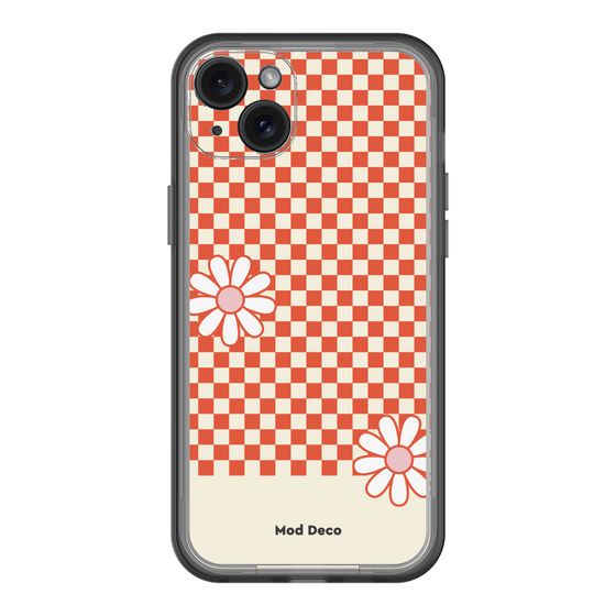 スリムプロテクションプレミアムケース［ Mod Deco - オリジナル - レトロフラワー ］