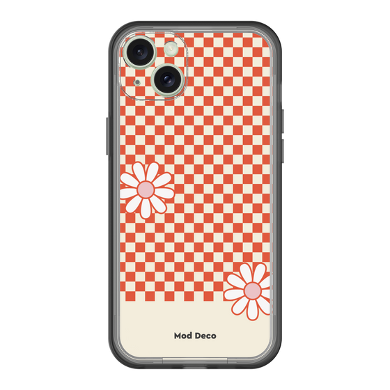 スリムプロテクションプレミアムケース［ Mod Deco - オリジナル - レトロフラワー ］