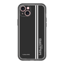 スリムプロテクションプレミアムケース［ 福岡ソフトバンクホークス - 縦ストライプ - ブラック ］
