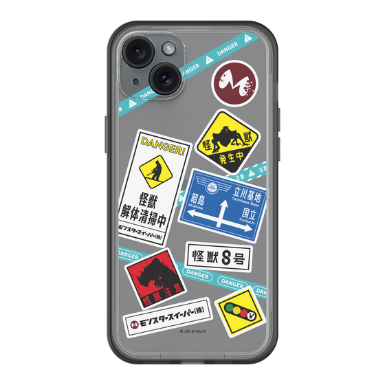 スリムプロテクションプレミアムケース［ 怪獣8号 - ステッカー - カラー ］