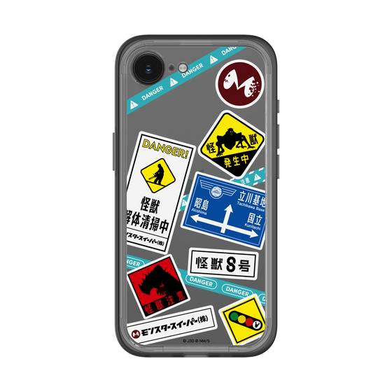 スリムプロテクションプレミアムケース［ 怪獣8号 - ステッカー - カラー ］