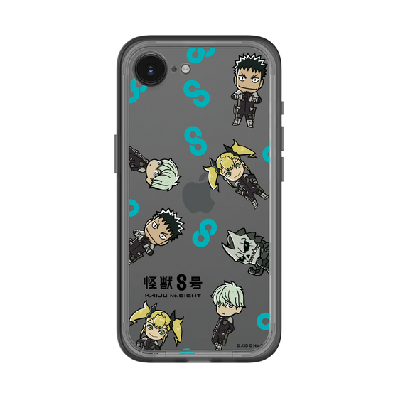 スリムプロテクションプレミアムケース［ 怪獣８号 - ミニキャラ - 総柄01 ］