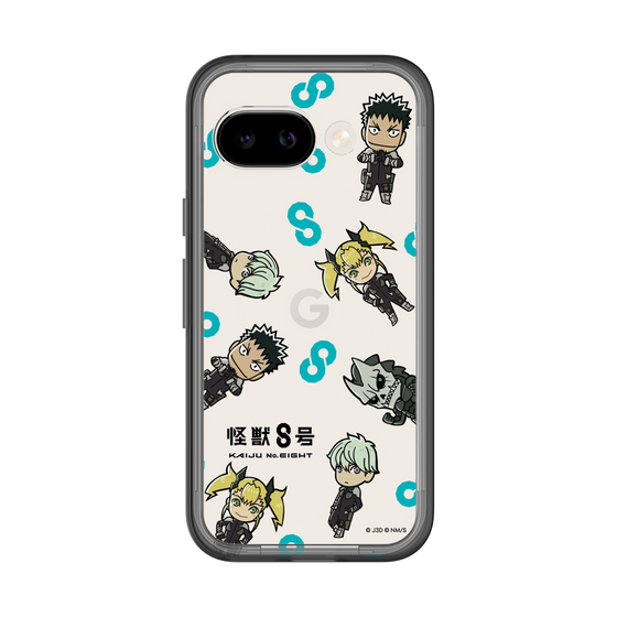 スリムプロテクションプレミアムケース［ 怪獣８号 - ミニキャラ - 総柄01 ］