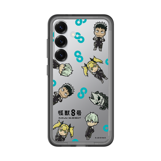 スリムプロテクションプレミアムケース［ 怪獣８号 - ミニキャラ - 総柄01 ］