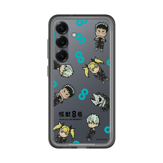 スリムプロテクションプレミアムケース［ 怪獣８号 - ミニキャラ - 総柄01 ］