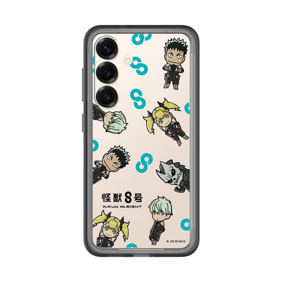 スリムプロテクションプレミアムケース［ 怪獣８号 - ミニキャラ - 総柄01 ］