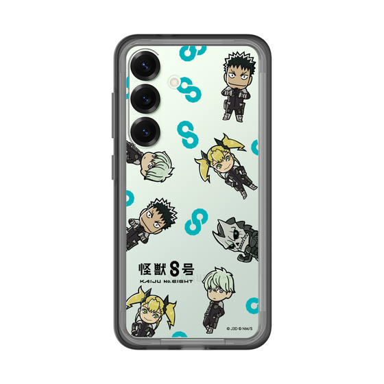スリムプロテクションプレミアムケース［ 怪獣８号 - ミニキャラ - 総柄01 ］