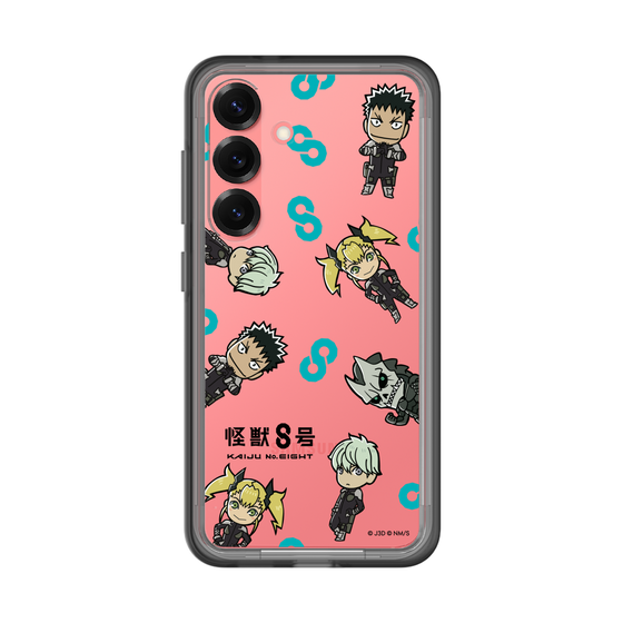 スリムプロテクションプレミアムケース［ 怪獣８号 - ミニキャラ - 総柄01 ］