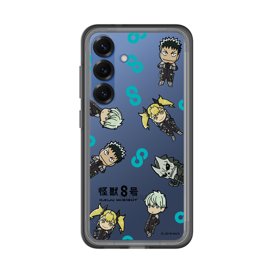 スリムプロテクションプレミアムケース［ 怪獣８号 - ミニキャラ - 総柄01 ］