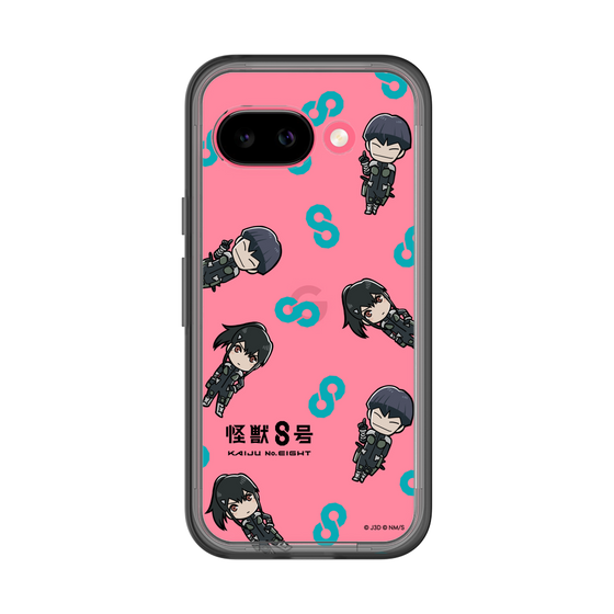 スリムプロテクションプレミアムケース［ 怪獣８号 - ミニキャラ - 総柄02 ］