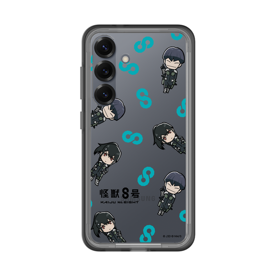 スリムプロテクションプレミアムケース［ 怪獣８号 - ミニキャラ - 総柄02 ］
