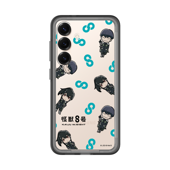 スリムプロテクションプレミアムケース［ 怪獣８号 - ミニキャラ - 総柄02 ］