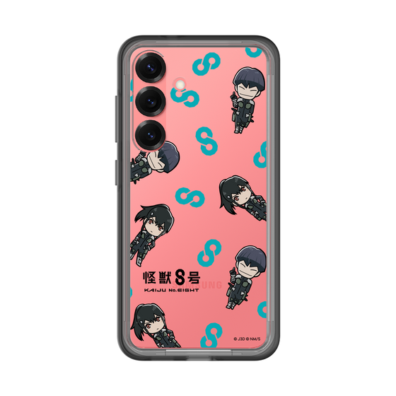 スリムプロテクションプレミアムケース［ 怪獣８号 - ミニキャラ - 総柄02 ］