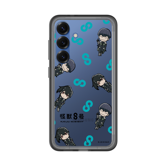 スリムプロテクションプレミアムケース［ 怪獣８号 - ミニキャラ - 総柄02 ］
