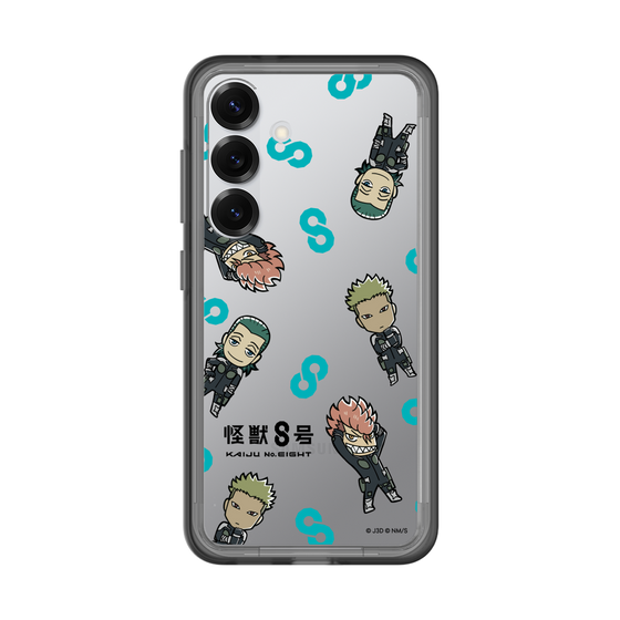 スリムプロテクションプレミアムケース［ 怪獣８号 - ミニキャラ - 総柄03 ］