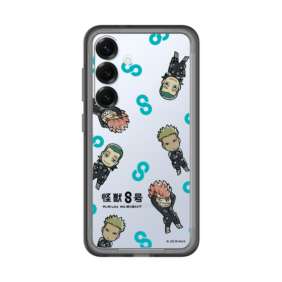 スリムプロテクションプレミアムケース［ 怪獣８号 - ミニキャラ - 総柄03 ］