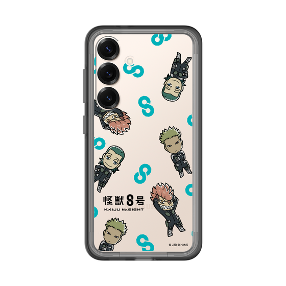 スリムプロテクションプレミアムケース［ 怪獣８号 - ミニキャラ - 総柄03 ］