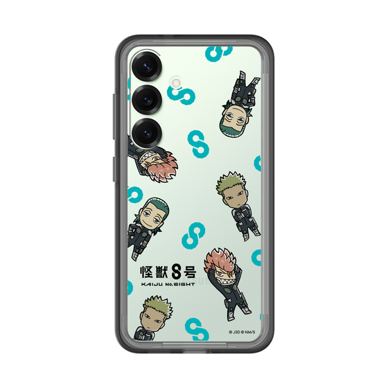 スリムプロテクションプレミアムケース［ 怪獣８号 - ミニキャラ - 総柄03 ］