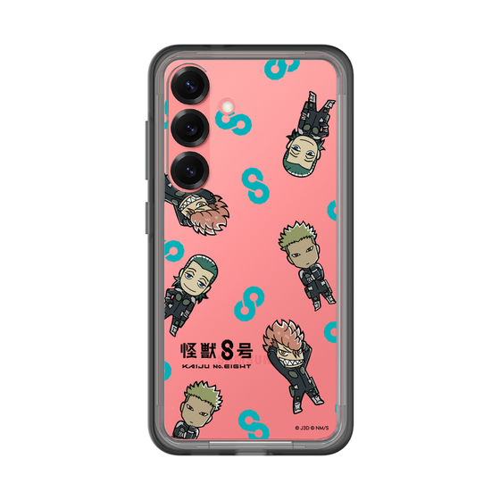 スリムプロテクションプレミアムケース［ 怪獣８号 - ミニキャラ - 総柄03 ］