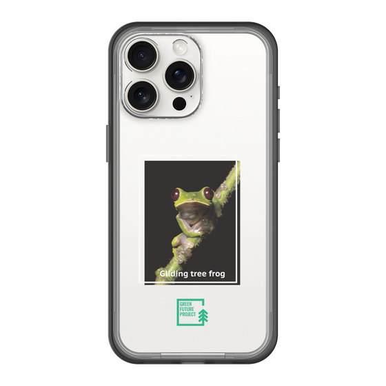 スリムプロテクションプレミアムケース［ Green Future Project - Gliding tree frog ］