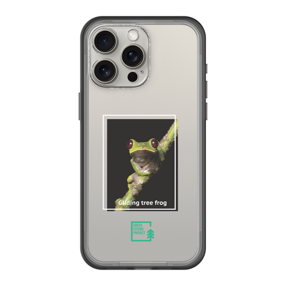 スリムプロテクションプレミアムケース［ Green Future Project - Gliding tree frog ］